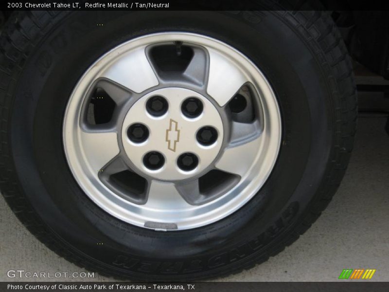 Redfire Metallic / Tan/Neutral 2003 Chevrolet Tahoe LT