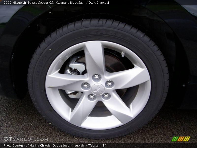 Kalapana Black Satin / Dark Charcoal 2009 Mitsubishi Eclipse Spyder GS