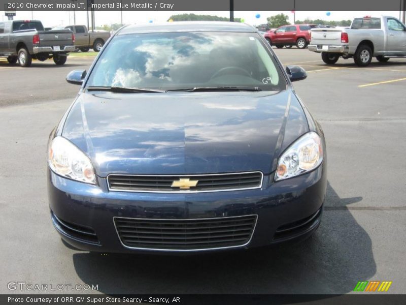 Imperial Blue Metallic / Gray 2010 Chevrolet Impala LT