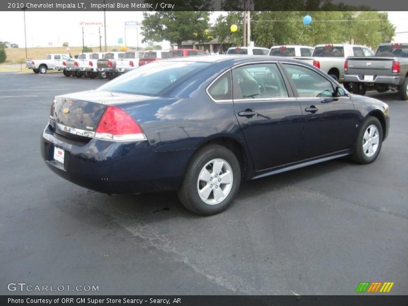 Imperial Blue Metallic / Gray 2010 Chevrolet Impala LT
