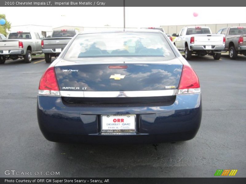Imperial Blue Metallic / Gray 2010 Chevrolet Impala LT