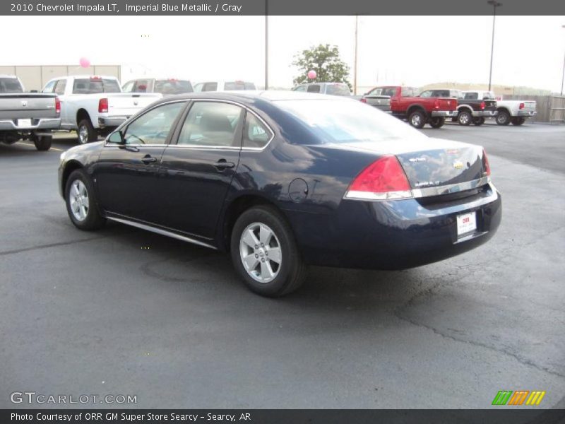 Imperial Blue Metallic / Gray 2010 Chevrolet Impala LT