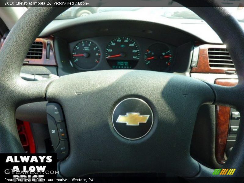 Victory Red / Ebony 2010 Chevrolet Impala LS