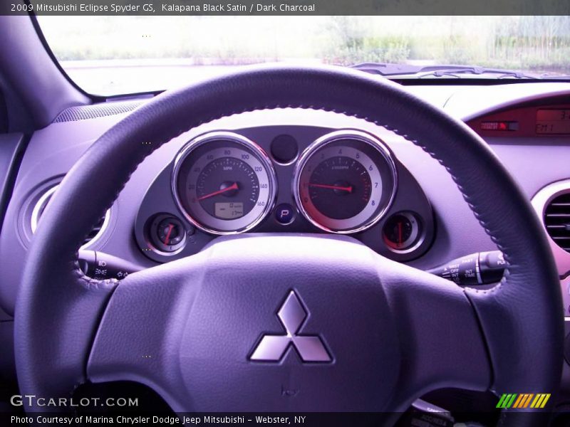 Kalapana Black Satin / Dark Charcoal 2009 Mitsubishi Eclipse Spyder GS