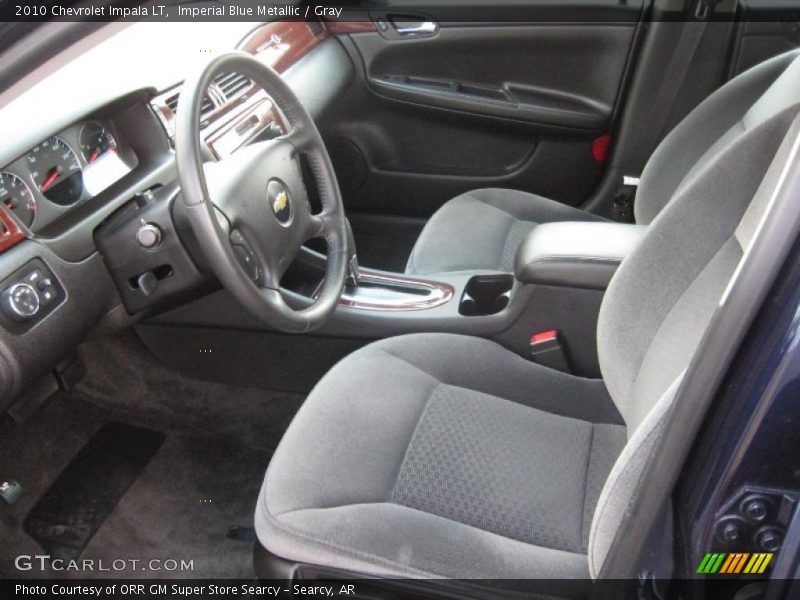 Imperial Blue Metallic / Gray 2010 Chevrolet Impala LT