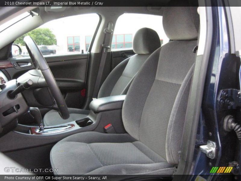 Imperial Blue Metallic / Gray 2010 Chevrolet Impala LT