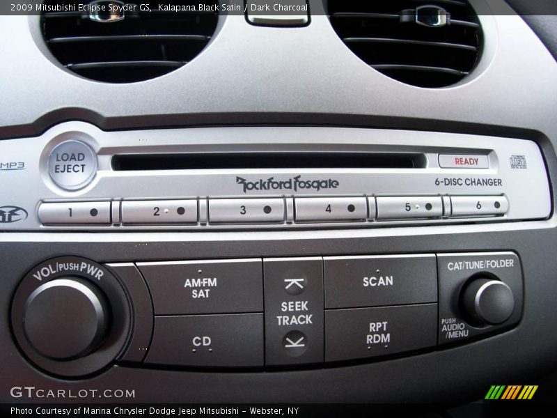 Kalapana Black Satin / Dark Charcoal 2009 Mitsubishi Eclipse Spyder GS