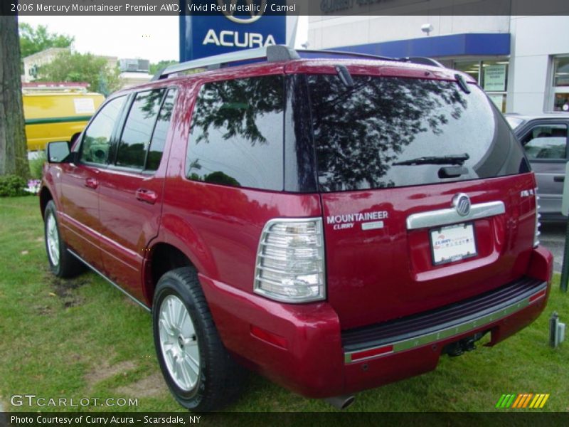 Vivid Red Metallic / Camel 2006 Mercury Mountaineer Premier AWD