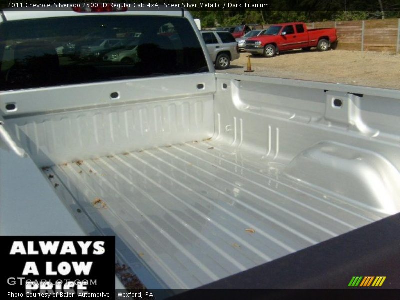 Sheer Silver Metallic / Dark Titanium 2011 Chevrolet Silverado 2500HD Regular Cab 4x4