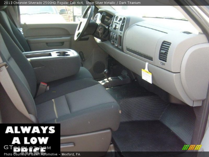 Sheer Silver Metallic / Dark Titanium 2011 Chevrolet Silverado 2500HD Regular Cab 4x4