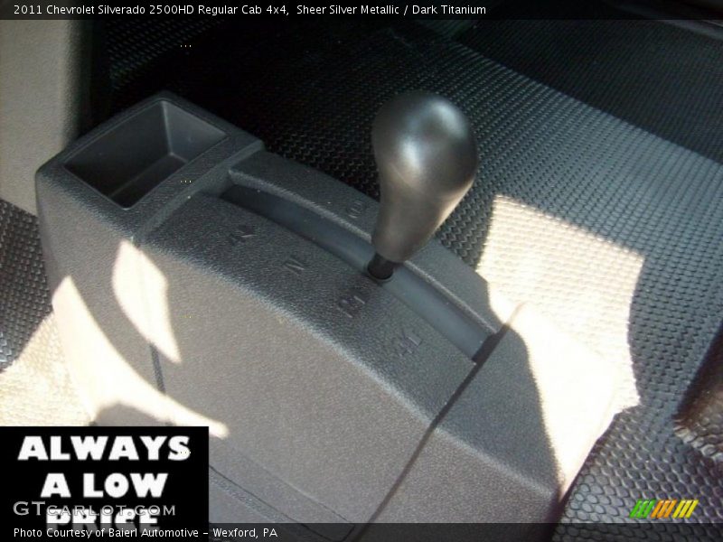 Sheer Silver Metallic / Dark Titanium 2011 Chevrolet Silverado 2500HD Regular Cab 4x4