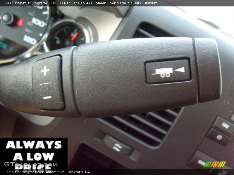 Sheer Silver Metallic / Dark Titanium 2011 Chevrolet Silverado 2500HD Regular Cab 4x4