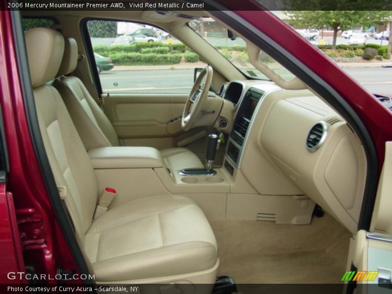 Vivid Red Metallic / Camel 2006 Mercury Mountaineer Premier AWD
