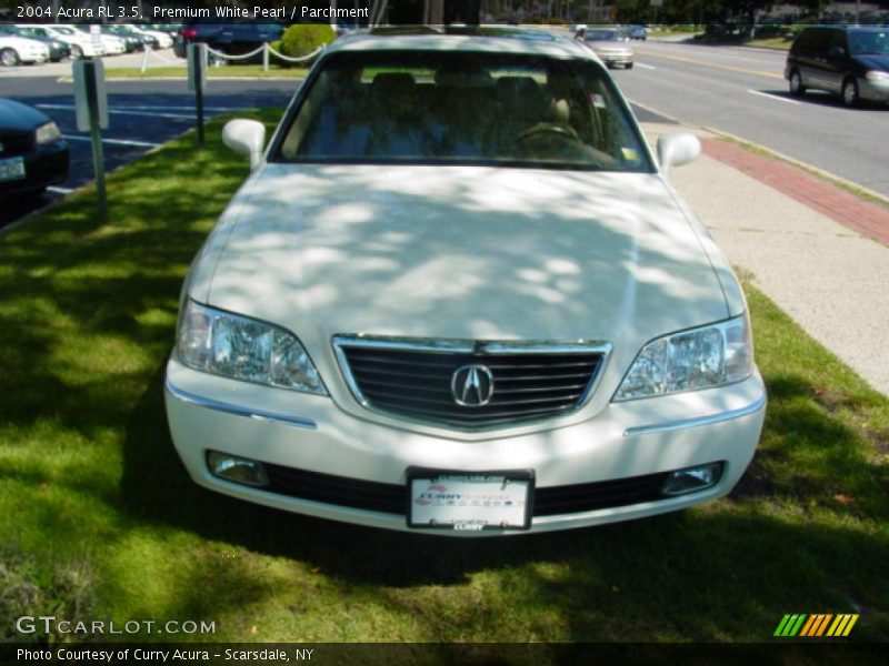 Premium White Pearl / Parchment 2004 Acura RL 3.5