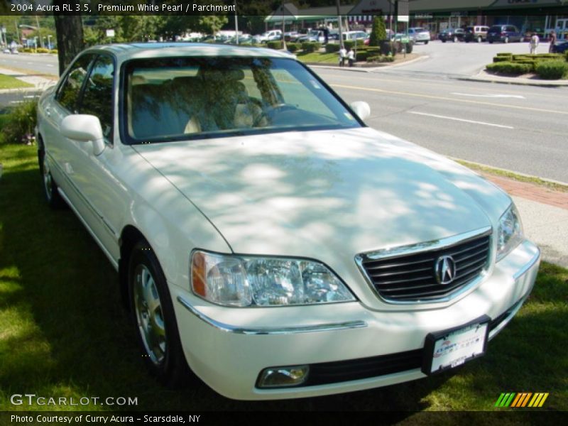 Premium White Pearl / Parchment 2004 Acura RL 3.5