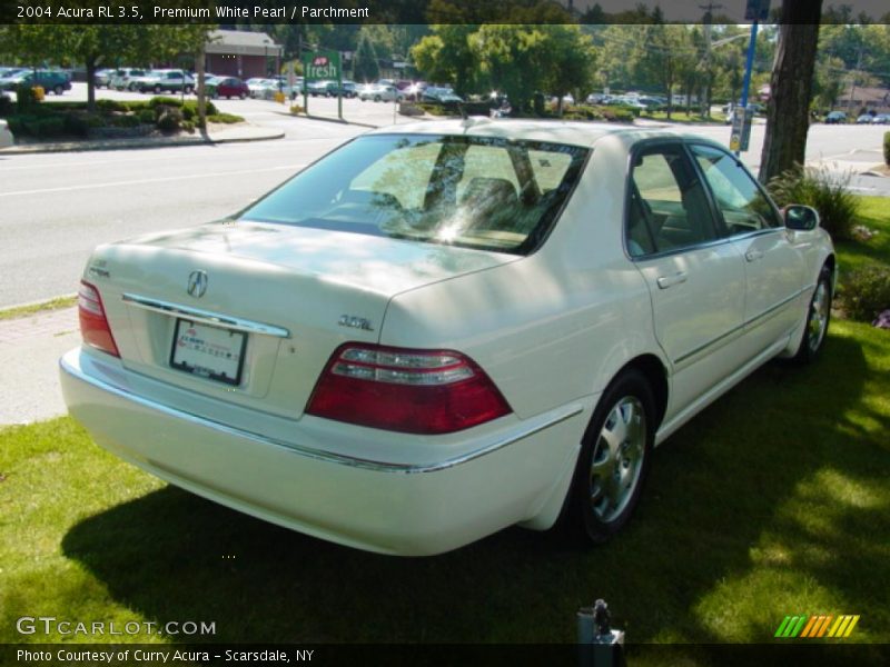 Premium White Pearl / Parchment 2004 Acura RL 3.5