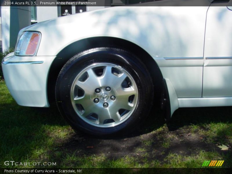 Premium White Pearl / Parchment 2004 Acura RL 3.5