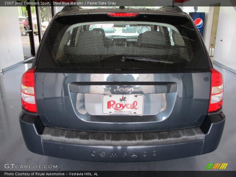 Steel Blue Metallic / Pastel Slate Gray 2007 Jeep Compass Sport