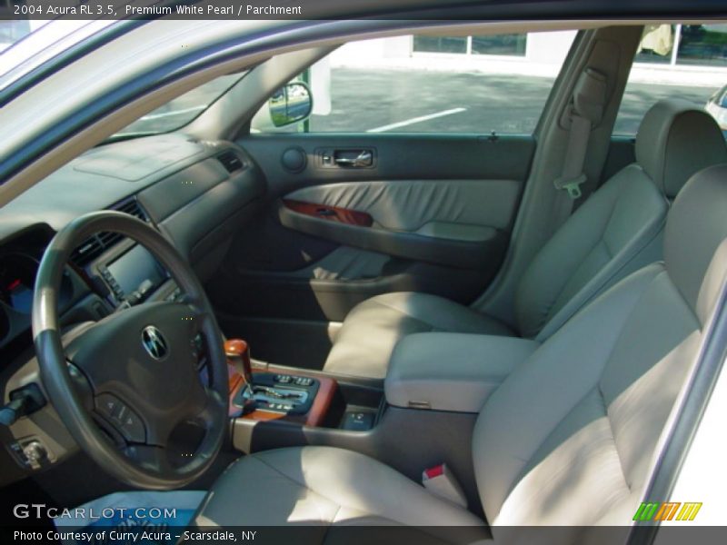 Premium White Pearl / Parchment 2004 Acura RL 3.5