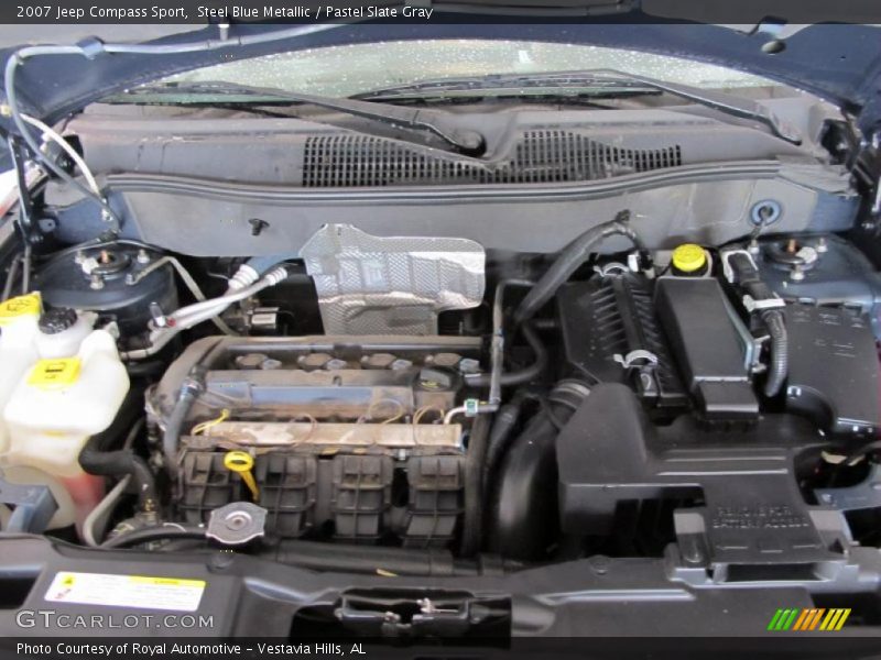 Steel Blue Metallic / Pastel Slate Gray 2007 Jeep Compass Sport