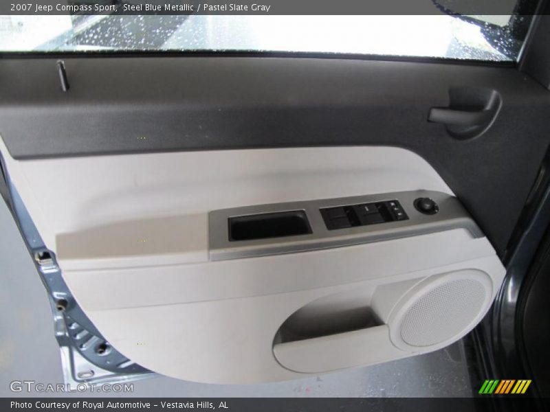 Steel Blue Metallic / Pastel Slate Gray 2007 Jeep Compass Sport