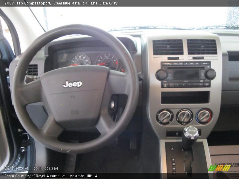 Steel Blue Metallic / Pastel Slate Gray 2007 Jeep Compass Sport