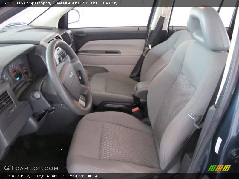 Steel Blue Metallic / Pastel Slate Gray 2007 Jeep Compass Sport