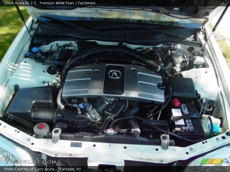 Premium White Pearl / Parchment 2004 Acura RL 3.5