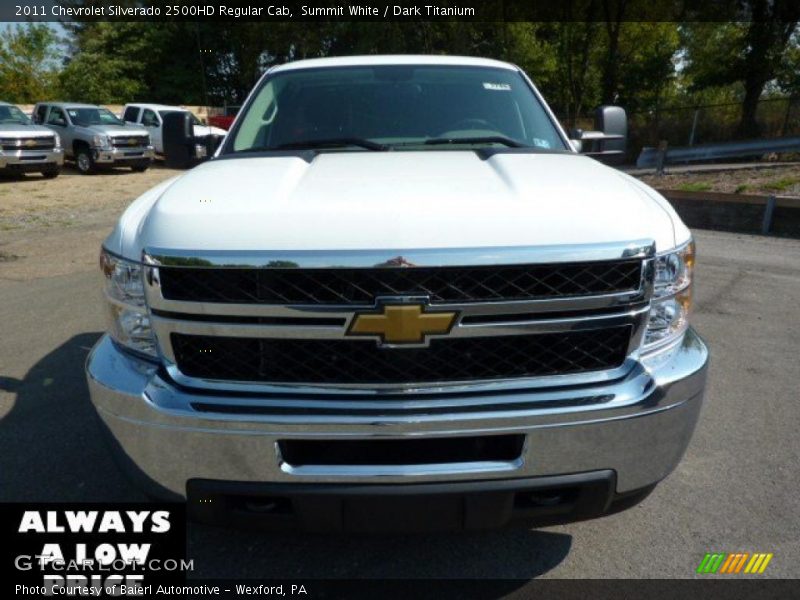 Summit White / Dark Titanium 2011 Chevrolet Silverado 2500HD Regular Cab