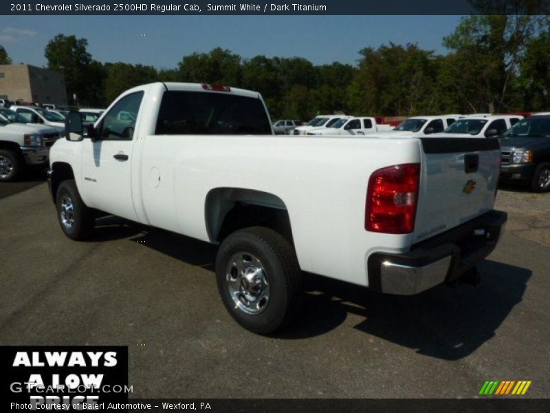 Summit White / Dark Titanium 2011 Chevrolet Silverado 2500HD Regular Cab