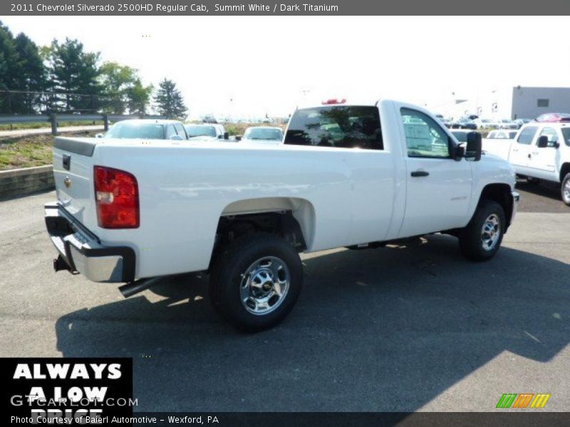 Summit White / Dark Titanium 2011 Chevrolet Silverado 2500HD Regular Cab