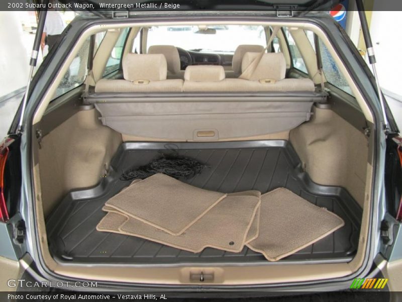 Wintergreen Metallic / Beige 2002 Subaru Outback Wagon
