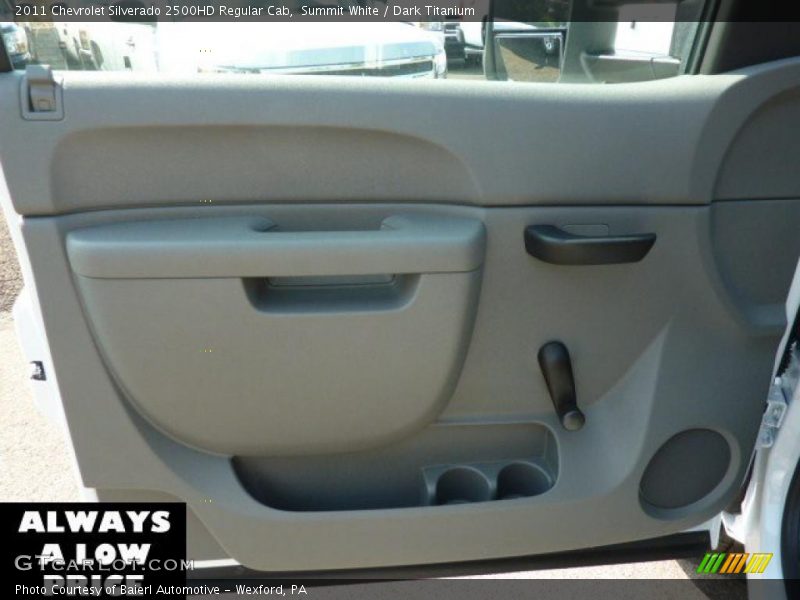 Summit White / Dark Titanium 2011 Chevrolet Silverado 2500HD Regular Cab