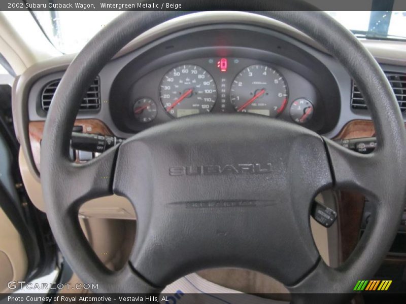 Wintergreen Metallic / Beige 2002 Subaru Outback Wagon