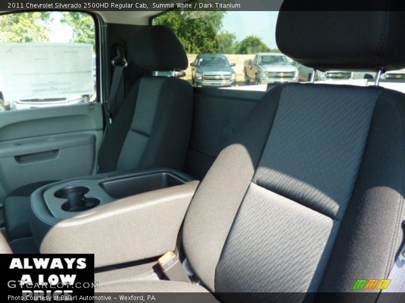 Summit White / Dark Titanium 2011 Chevrolet Silverado 2500HD Regular Cab