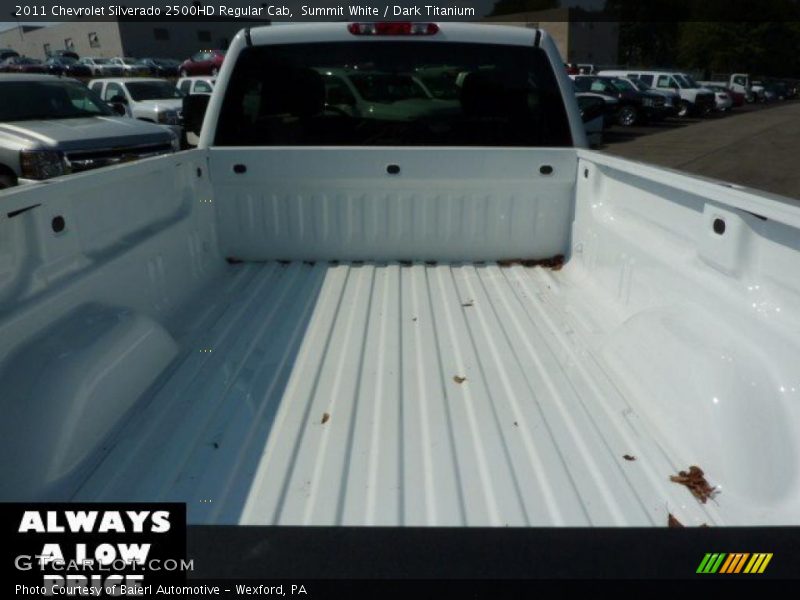 Summit White / Dark Titanium 2011 Chevrolet Silverado 2500HD Regular Cab