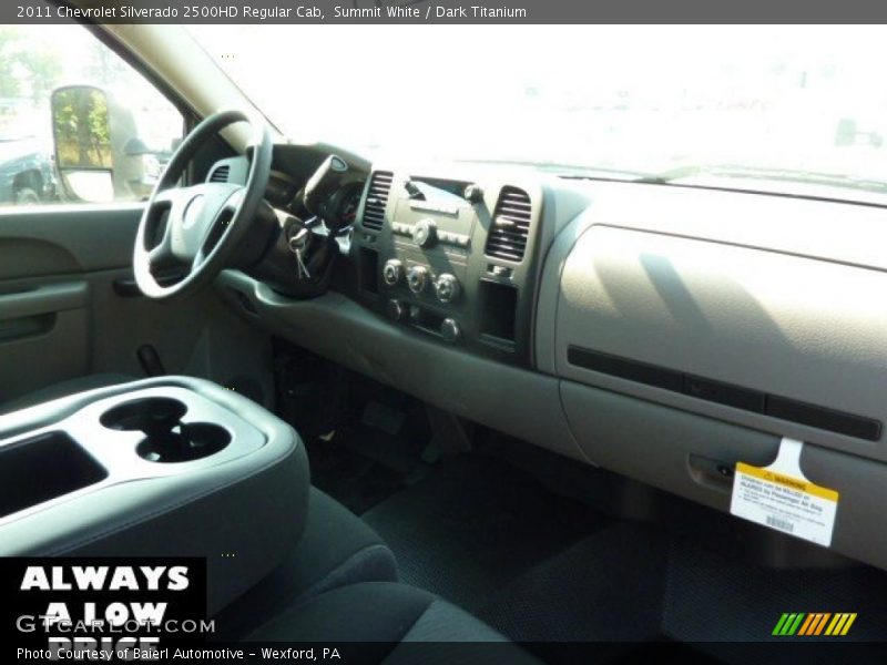 Summit White / Dark Titanium 2011 Chevrolet Silverado 2500HD Regular Cab