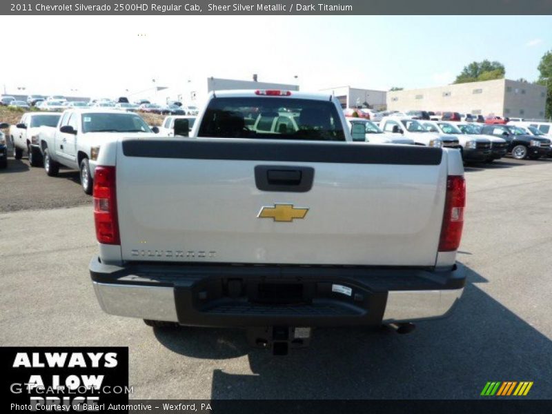 Sheer Silver Metallic / Dark Titanium 2011 Chevrolet Silverado 2500HD Regular Cab