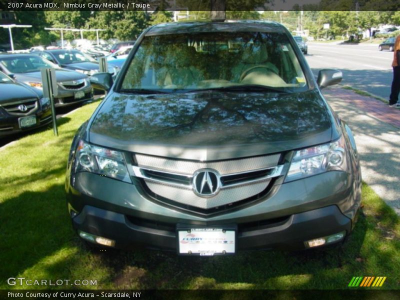 Nimbus Gray Metallic / Taupe 2007 Acura MDX