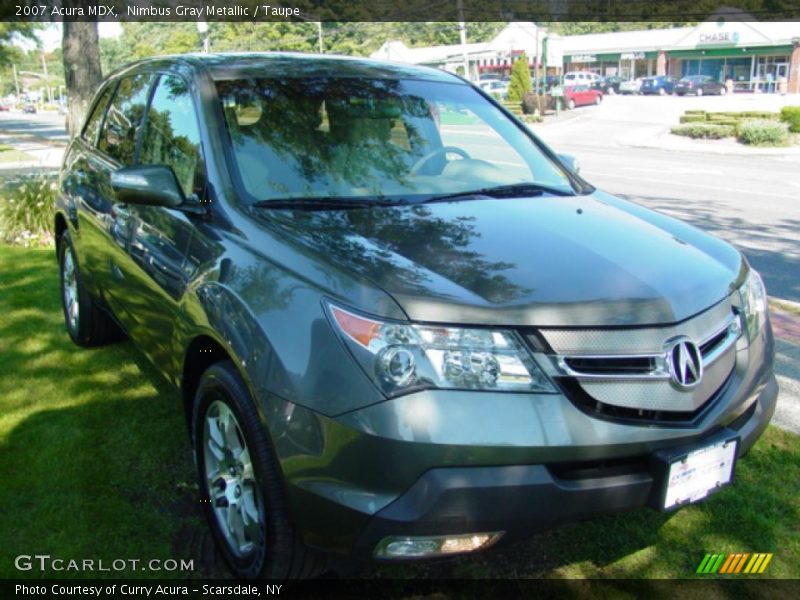 Nimbus Gray Metallic / Taupe 2007 Acura MDX
