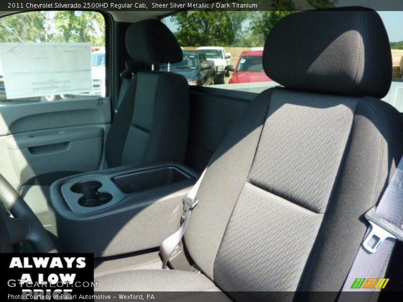 Sheer Silver Metallic / Dark Titanium 2011 Chevrolet Silverado 2500HD Regular Cab