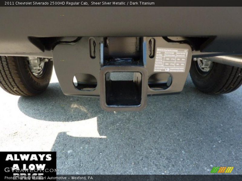 Sheer Silver Metallic / Dark Titanium 2011 Chevrolet Silverado 2500HD Regular Cab