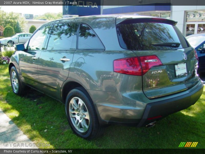 Nimbus Gray Metallic / Taupe 2007 Acura MDX