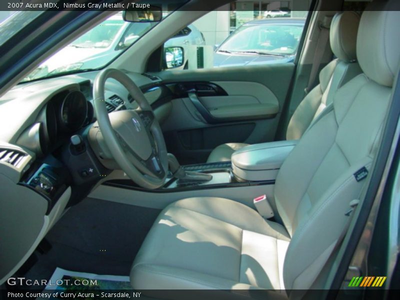 Nimbus Gray Metallic / Taupe 2007 Acura MDX