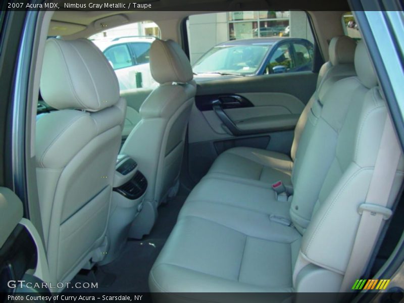 Nimbus Gray Metallic / Taupe 2007 Acura MDX