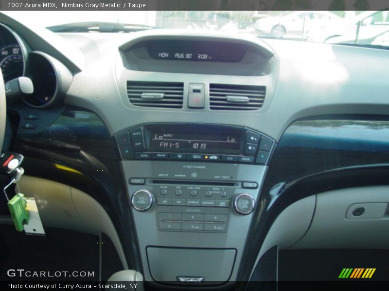 Nimbus Gray Metallic / Taupe 2007 Acura MDX