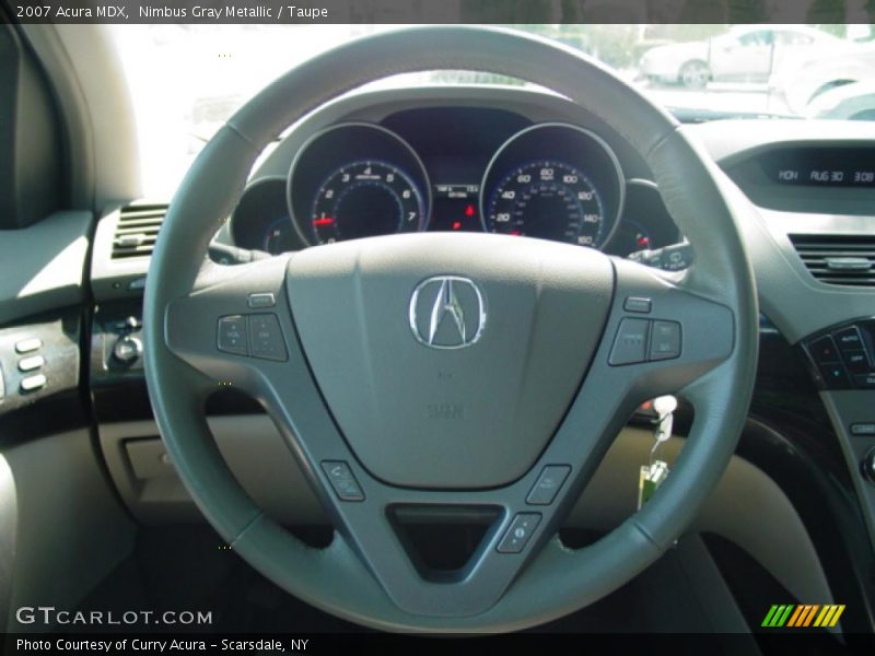 Nimbus Gray Metallic / Taupe 2007 Acura MDX