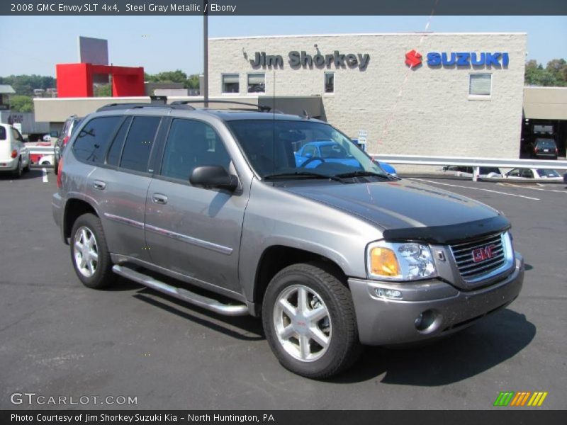 Steel Gray Metallic / Ebony 2008 GMC Envoy SLT 4x4