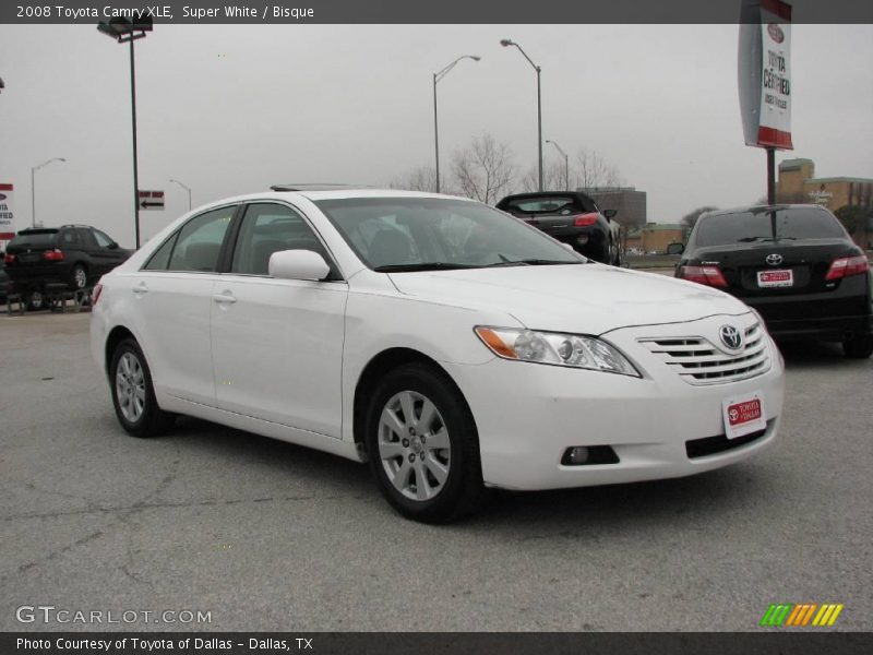 Super White / Bisque 2008 Toyota Camry XLE