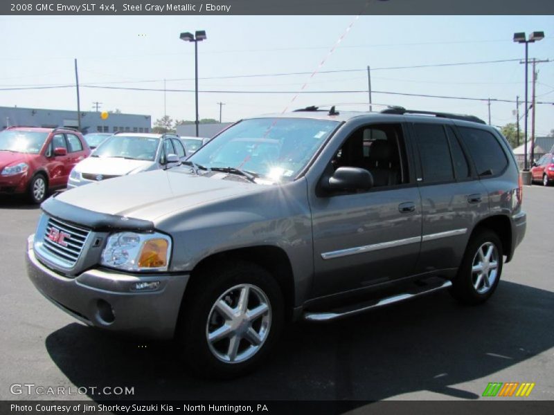 Steel Gray Metallic / Ebony 2008 GMC Envoy SLT 4x4
